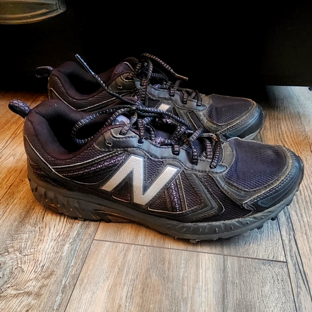 New Balance 410 v5 TechRide Men's Black/Blue Running Shoes Size 10D